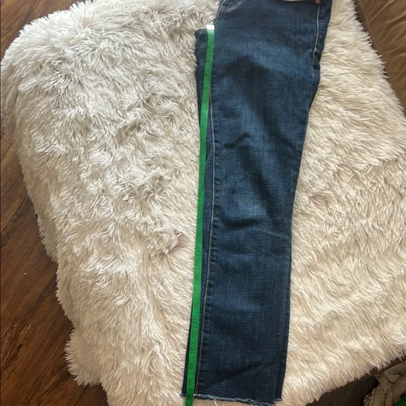 Tory Burch Blue Skinny Jeans with Stretch - Picture 7 of 10